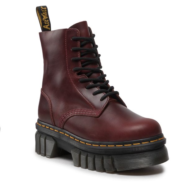 Боти Dr. Martens в Бордо цвят