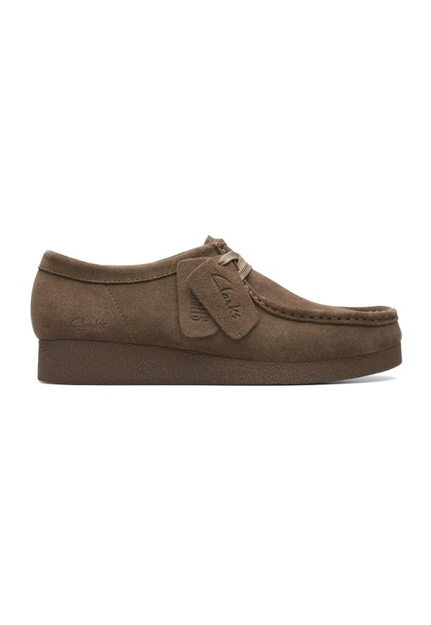 Велурени мокасини Clarks