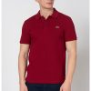 Вталена тениска от пике с яка PH4012-00-031 Lacoste