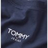 Вталена тениска с органичен памук с лого Tommy Jeans