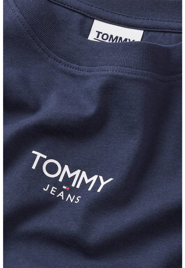 Вталена тениска с органичен памук с лого Tommy Jeans