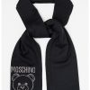 Вълнен шал с декоративни камъни Moschino