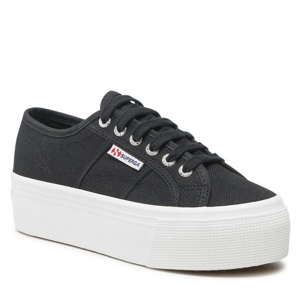 Гуменки Superga в Черен цвят