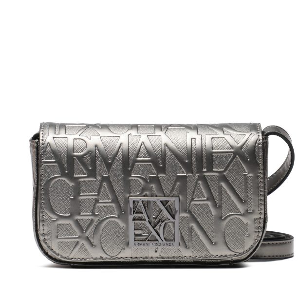 Дамска чанта Armani Exchange в Сив цвят