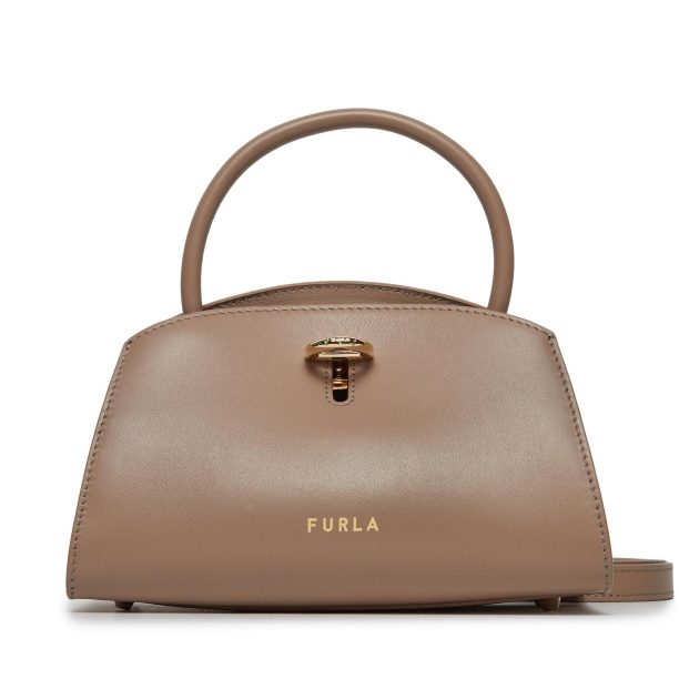 Дамска чанта Furla в Бежов цвят