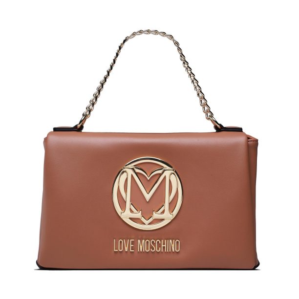 Дамска чанта LOVE MOSCHINO в Кафяв цвят