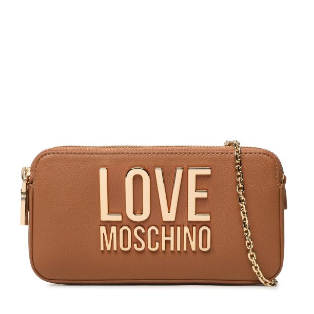 Дамска чанта LOVE MOSCHINO в Кафяв цвят