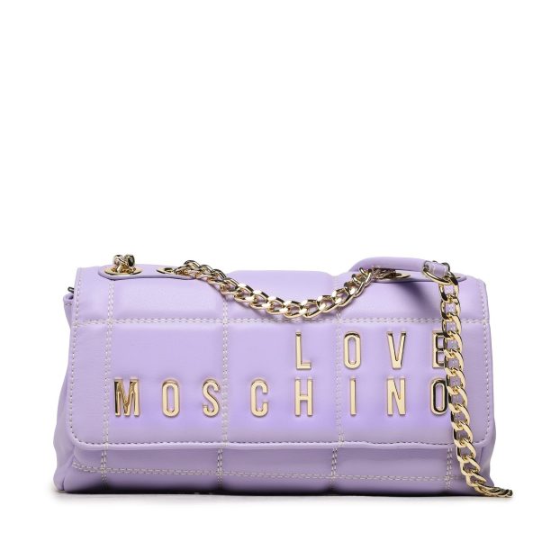 Дамска чанта LOVE MOSCHINO в Виолетов цвят