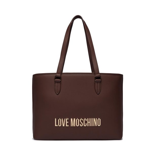 Дамска чанта LOVE MOSCHINO в Кафяв цвят