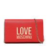 Дамска чанта LOVE MOSCHINO в Червен цвят