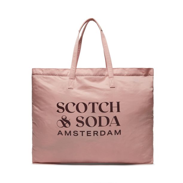 Дамска чанта Scotch & Soda в Розов цвят