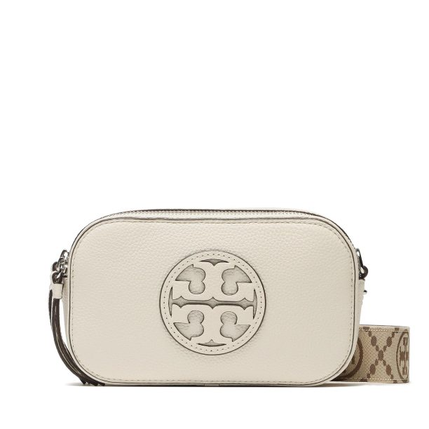 Дамска чанта Tory Burch в Екрю цвят