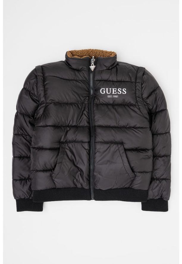 Двулицево подплатено зимно яке GUESS JEANS