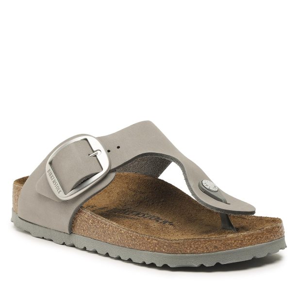 Джапанки Birkenstock в Сив цвят