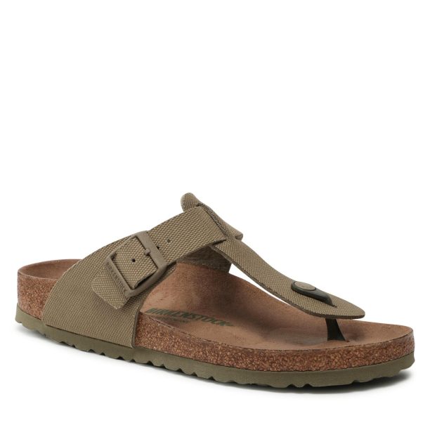 Джапанки Birkenstock в Каки цвят