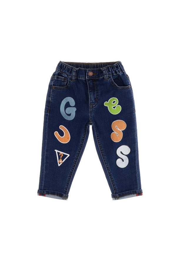 Дънки с лого GUESS JEANS