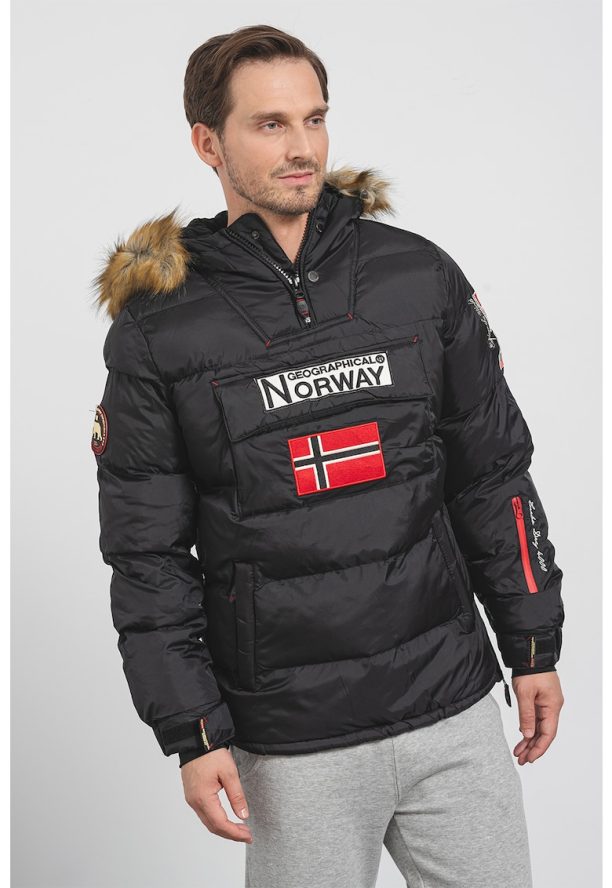 Зимно яке Bilboquet с качулка - без закопчаване Geographical Norway