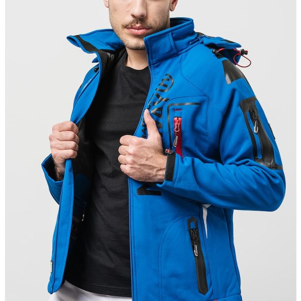 Зимно яке Techno Men с качулка и лого Geographical Norway