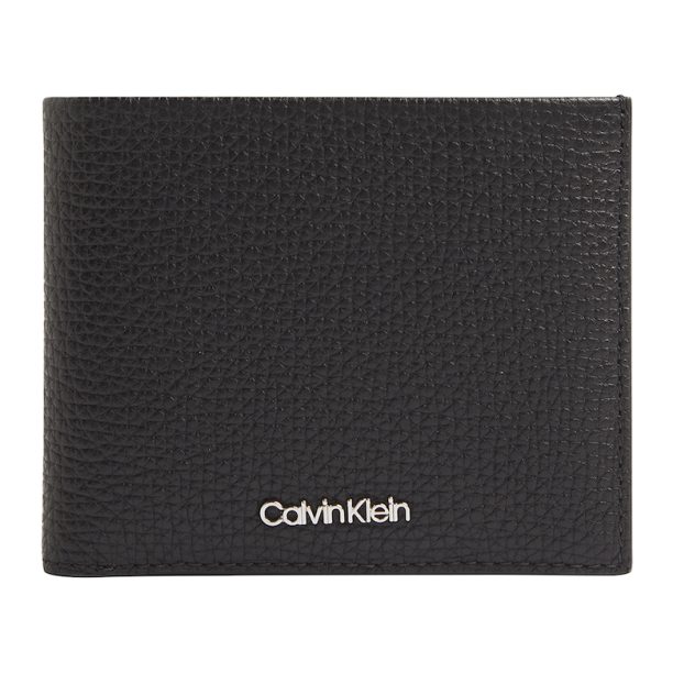 Кожен портфейл Minimalism с двойно прегъване CALVIN KLEIN