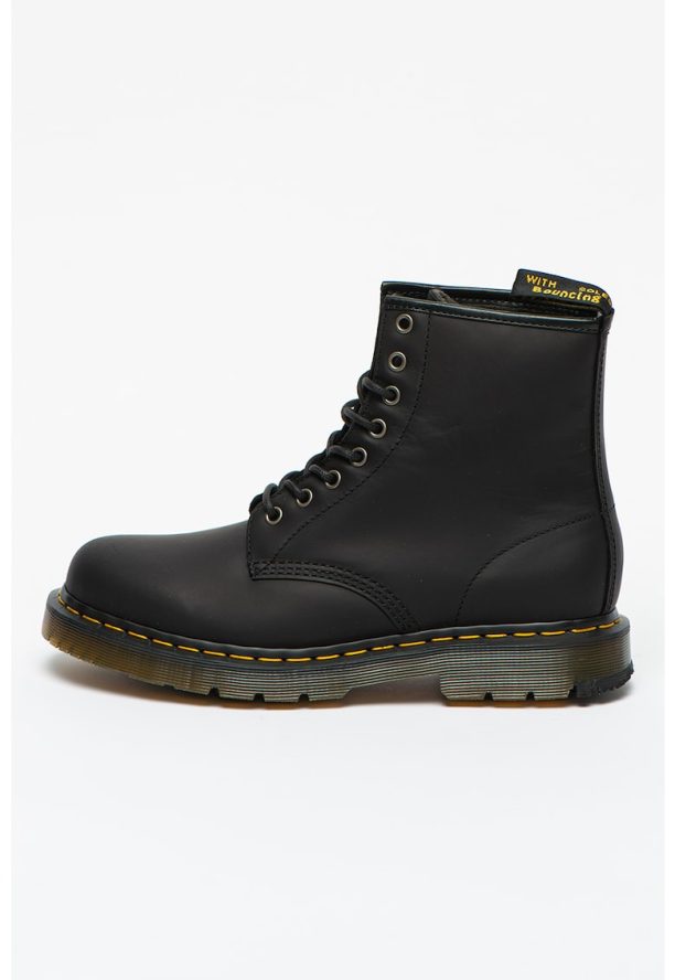 Кожени боти Smooth с контрастни шевове Dr Martens