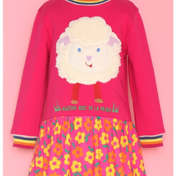 Комби рокля с дълги ръкави Agatha Ruiz de la Prada