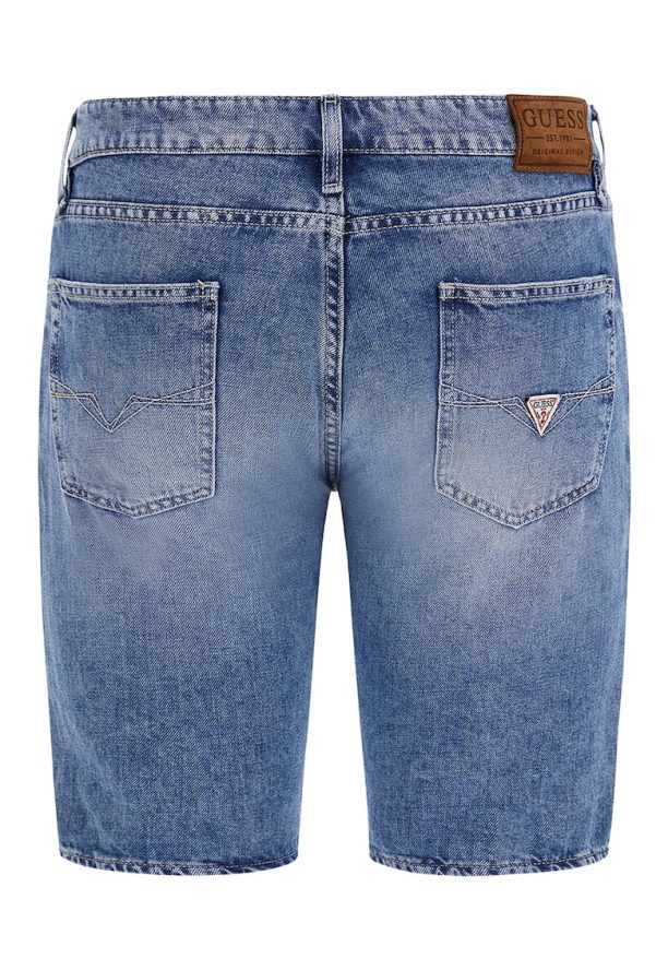 Къс панталон от деним по тялото GUESS JEANS