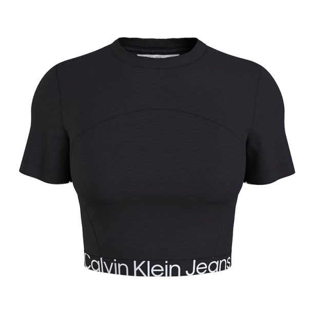 Къса тениска по тялото CALVIN KLEIN JEANS