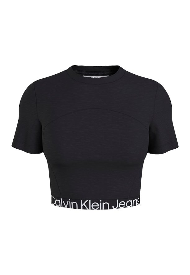 Къса тениска по тялото CALVIN KLEIN JEANS