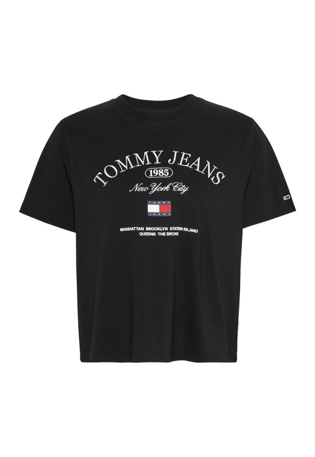 Къса тениска с лого Tommy Jeans