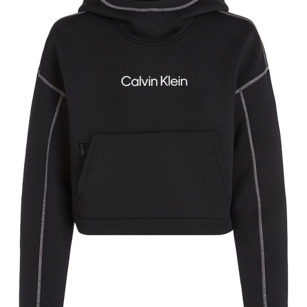 Късо финтес худи с паднали ръкави CALVIN KLEIN