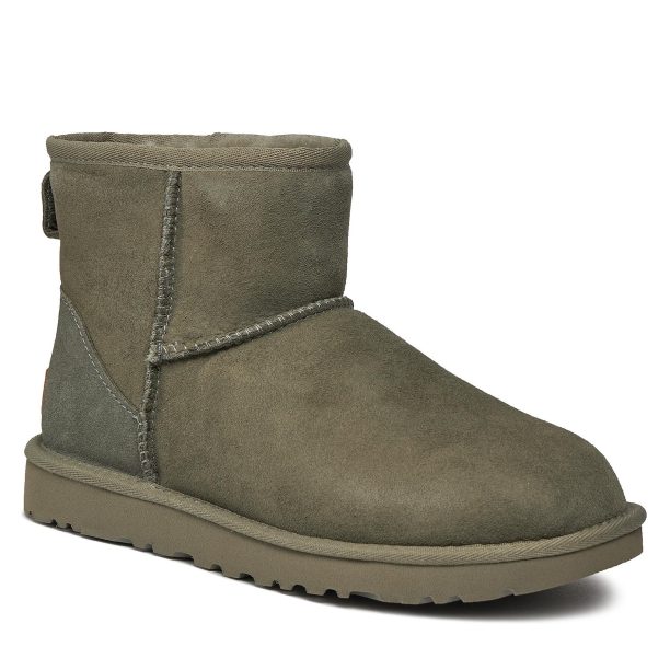 Обувки Ugg в Зелен цвят