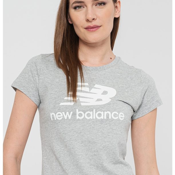 Памучна тениска Essentials с лого New Balance