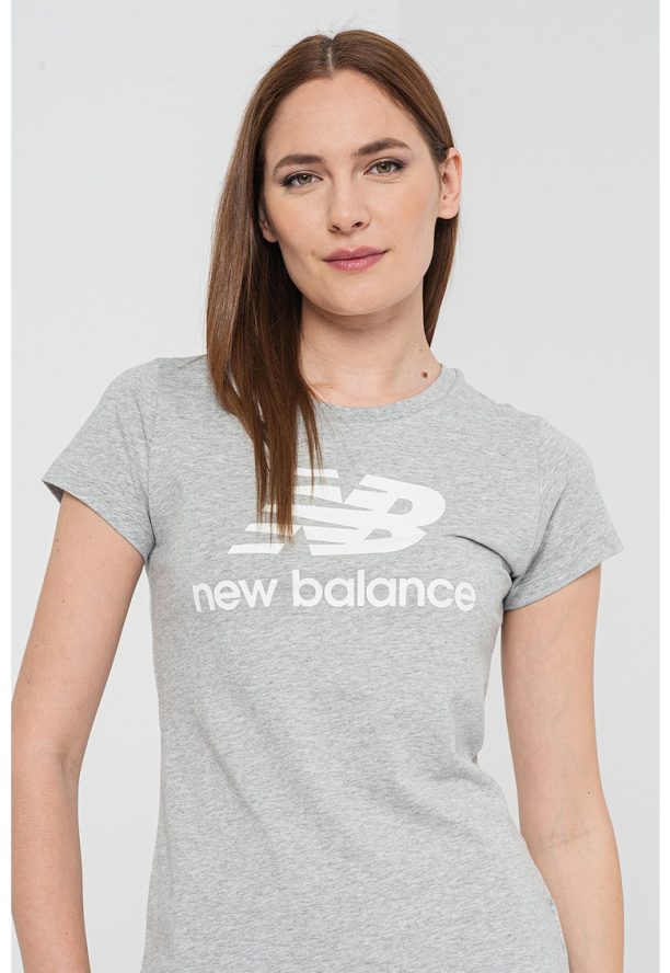 Памучна тениска Essentials с лого New Balance