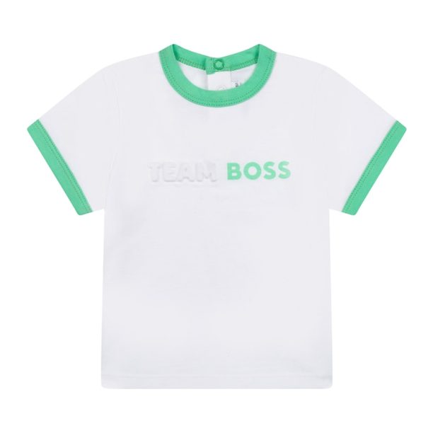 Памучна тениска Ringer BOSS Kidswear