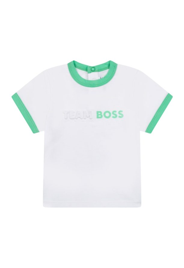 Памучна тениска Ringer BOSS Kidswear