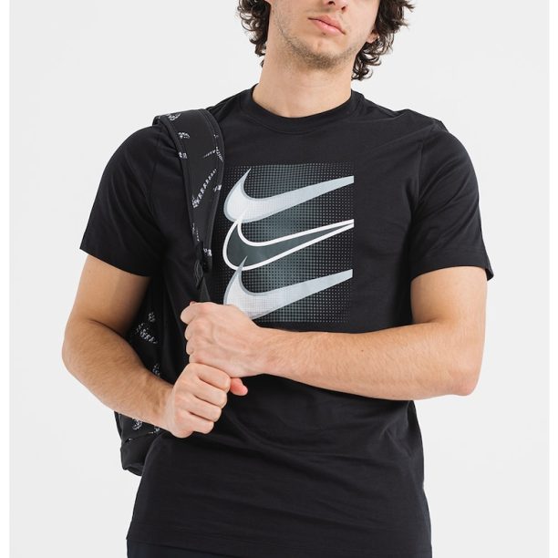 Памучна тениска Swoosh с принт Nike