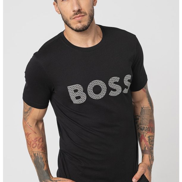 Памучна тениска Tee с лого BOSS