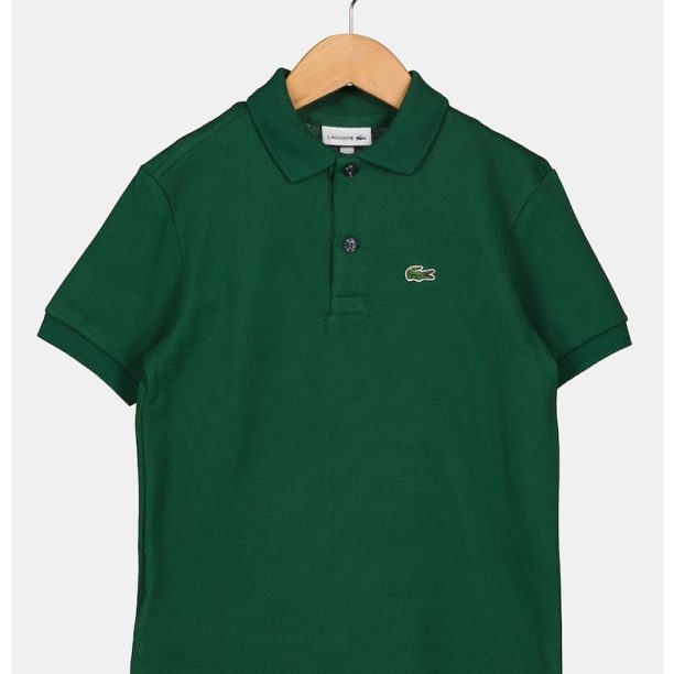 Памучна тениска от пике с яка Lacoste