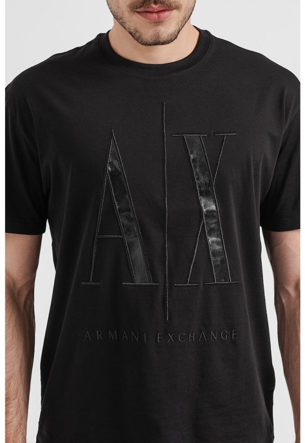 Памучна тениска с лого ARMANI EXCHANGE