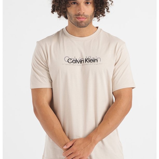 Памучна тениска с лого CALVIN KLEIN