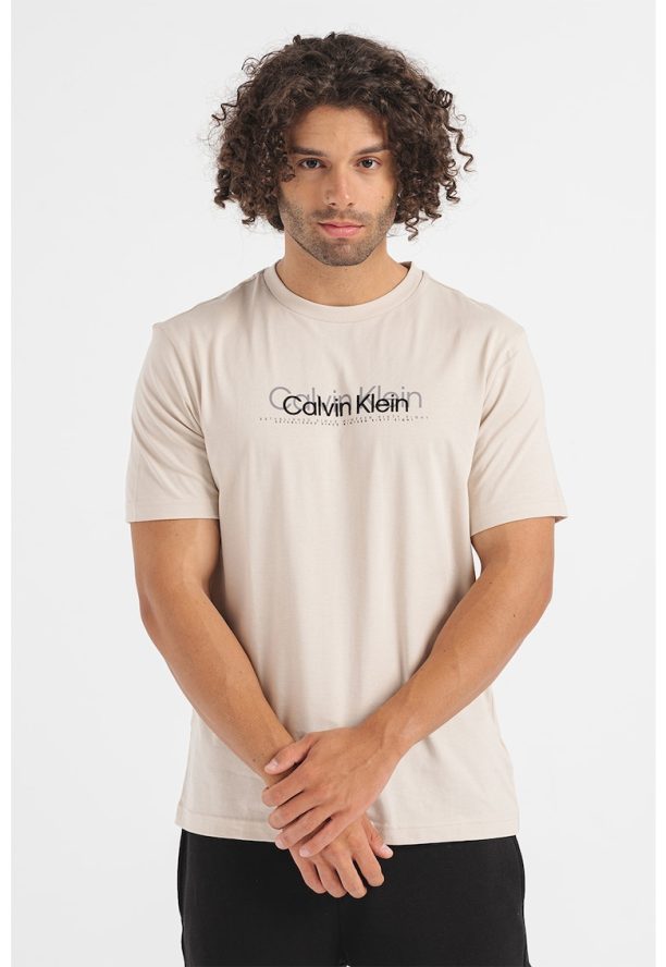 Памучна тениска с лого CALVIN KLEIN