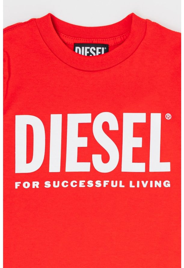 Памучна тениска с лого Diesel