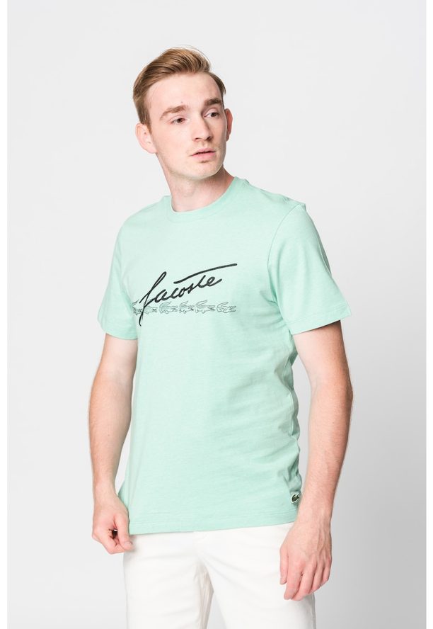 Памучна тениска с лого Lacoste