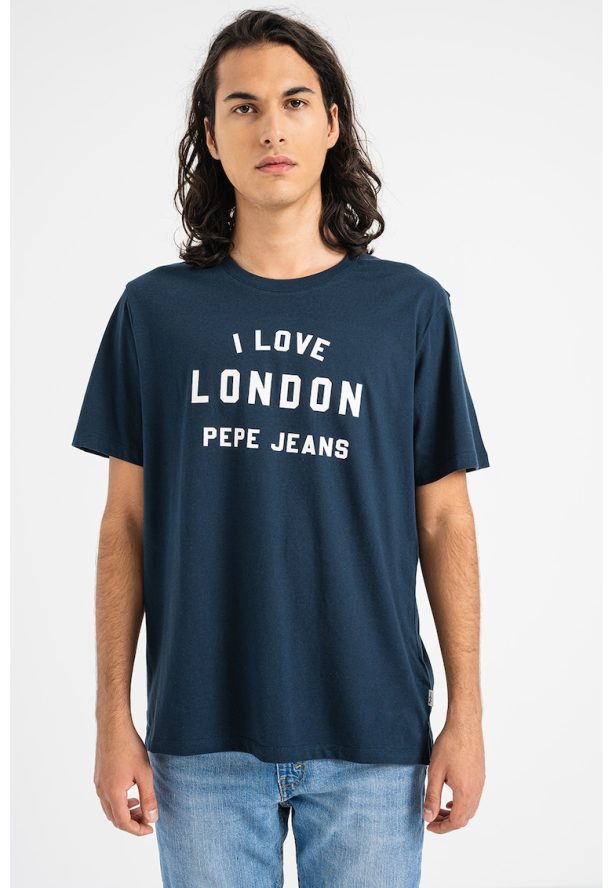 Памучна тениска с лого Pepe Jeans London