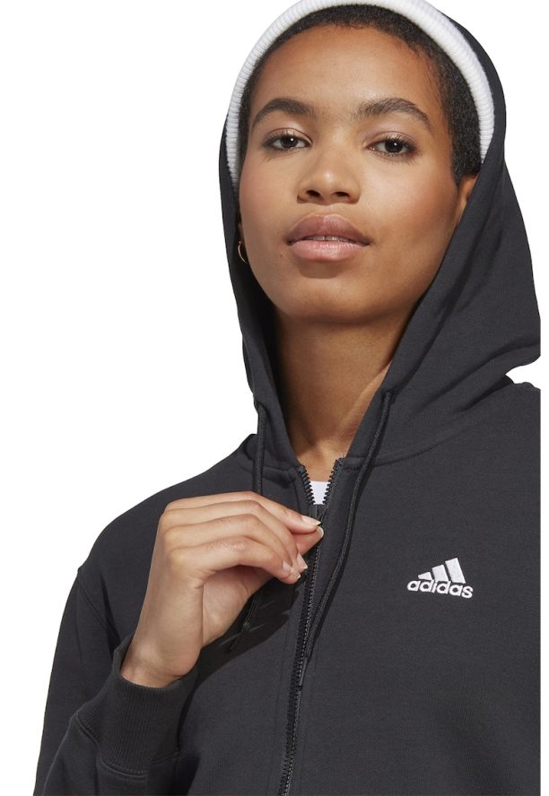 Худи Essentials Linear с цип adidas Sportswear