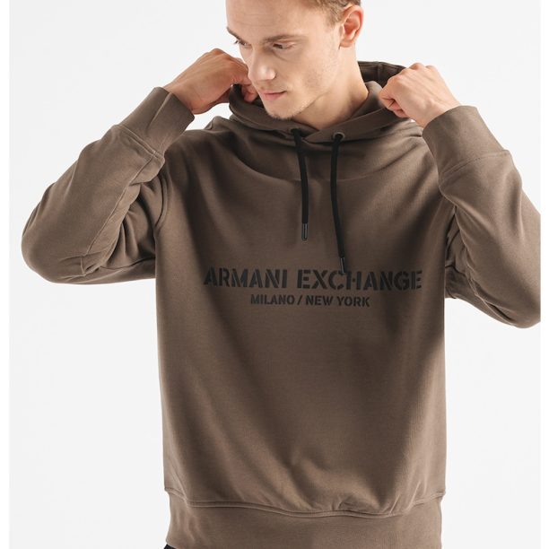 Памучно худи с лого ARMANI EXCHANGE