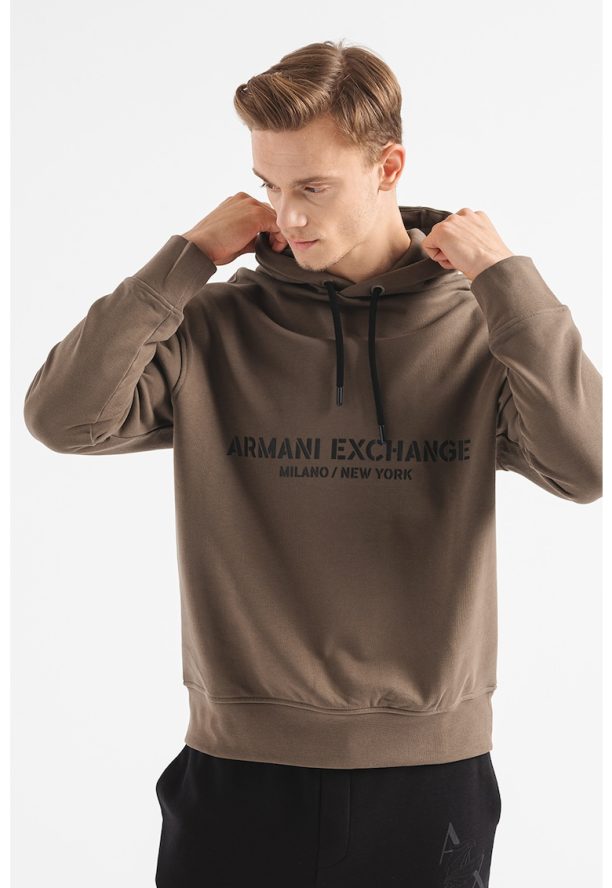 Памучно худи с лого ARMANI EXCHANGE