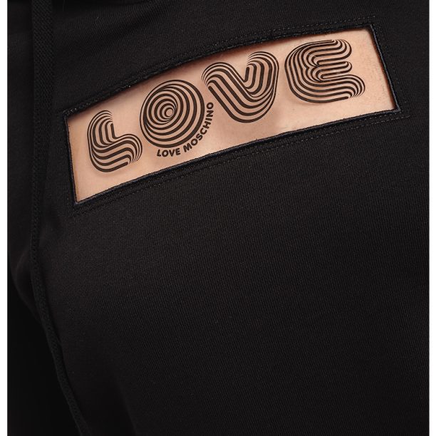 Памучно худи с лого Love Moschino