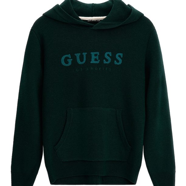 Пуловер с качулка и лого GUESS JEANS