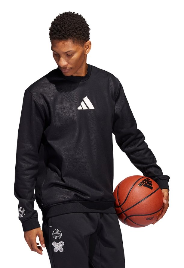 Релефен баскетболен суитшърт Basketball adidas Performance